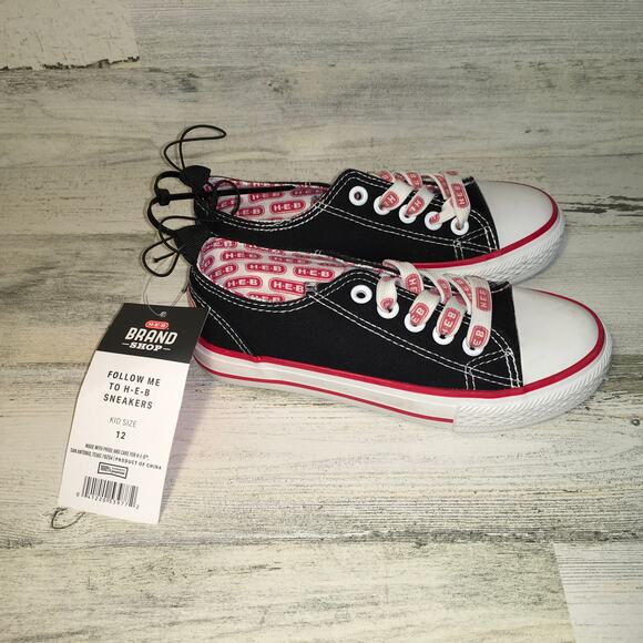 HEB  Brand Shop Follow Me to H-E-B Sneakers Youth Kids 12 NWT Texas - Picture 3 of 6